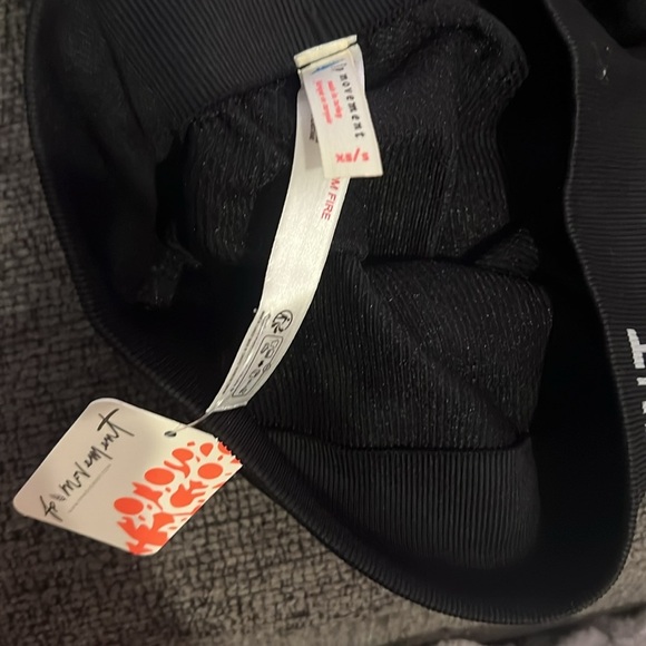 Free People Long Haul Logo Leggings Black Athletic Women's - Picture 6 of 6